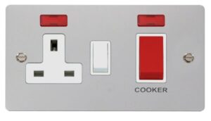 Click Define 45A Dp Switch 13A Dp Switched Socket Neons White