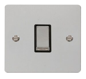 Click Define Ingot 10Ax 1 Gang 2 Way Switch Black