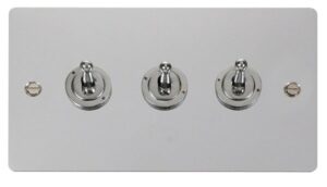 Click Define 10Ax 3 Gang 2 Way Toggle Switch