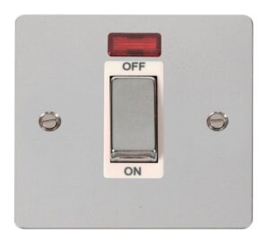 Click Define Ingot 1 Gang 45A Dp Switch With Neon White