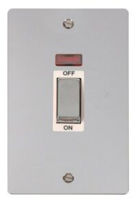 Click Define Ingot 2 Gang 45A Dp Switch With Neon White