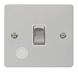 Click Define Ingot 20A 1 Gang Dp Switch Flex Outlet White