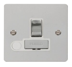 Click Define Ingot 13A Switched Connection Unit Flex Outlet White
