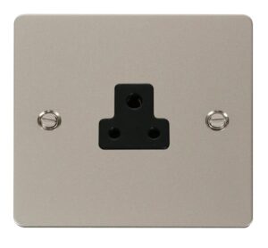 Click Define 2A Round Pin Socket Outlet Black