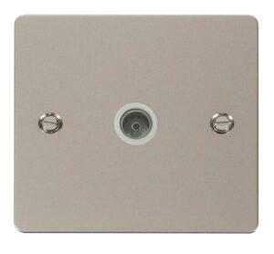 Click Define 1 Gang Coaxial Socket White