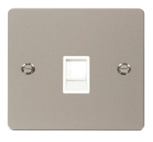 Click Define Single Rj11 Socket (Ireland/Usa) White