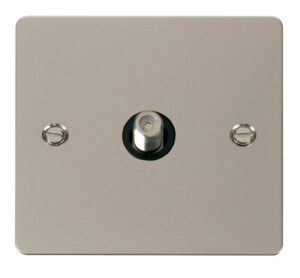 Click Define 1 Gang Satellite Socket Black