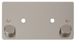 Click Define 2 Gang Plate 2 Module (1630W Max)