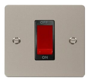 Click Define 1 Gang 45A Dp Switch Black