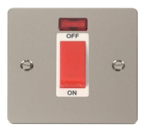 Click Define 1 Gang 45A Dp Switch Neon White