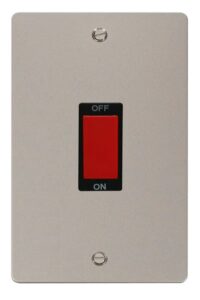 Click Define 2 Gang 45A Dp Switch Black