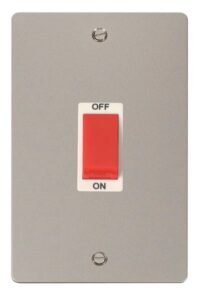 Click Define 2 Gang 45A Dp Switch White