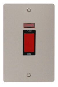 Click Define 2 Gang 45A Dp Switch Neon Black