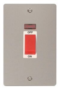 Click Define 2 Gang 45A Dp Switch Neon White