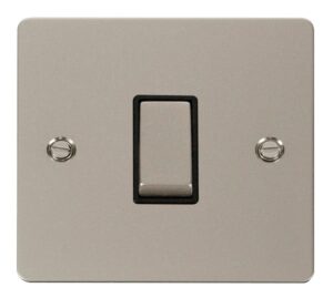 Click Define Ingot 10Ax 1 Gang 2 Way Switch Black