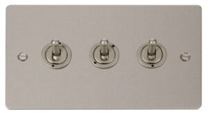 Click Define 10Ax 3 Gang 2 Way Toggle Switch