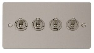 Click Define 10Ax 4 Gang 2 Way Toggle Switch