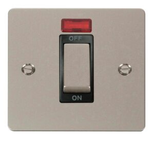 Click Define Ingot 1 Gang 45A Dp Switch With Neon Black