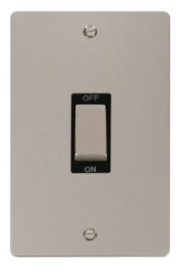 Click Define Ingot 2 Gang 45A Dp Switch Black