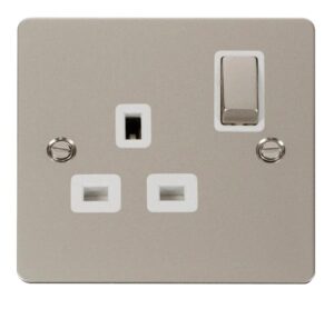Click Define Ingot 1 Gang 13A Dp Switched Socket White