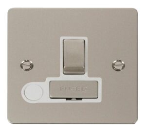 Click Define Ingot 13A Switched Connection Unit Flex Outlet White