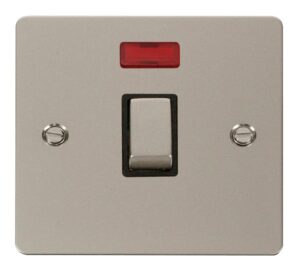 Click Define Ingot 20A 1 Gang Dp Switch Neon Black