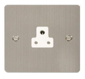 Click Define 2A Round Pin Socket Outlet White