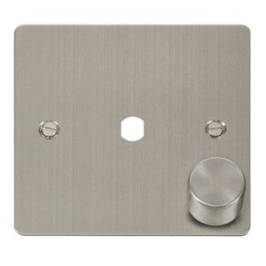 Click Define Fpss 1 Gang Double Dimmer Plate & Knobs