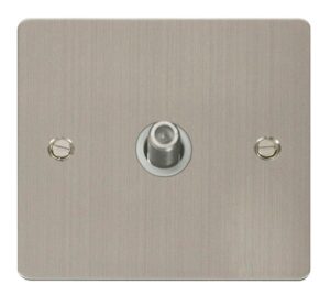 Click Define 1 Gang Satellite Socket White