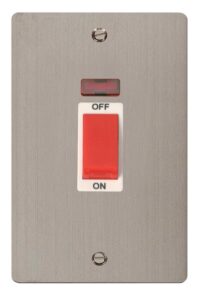 Click Define 2 Gang 45A Dp Switch Neon White