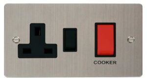 Click Define 45A Dp Switch 13A Dp Switched Socket Black