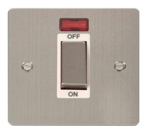 Click Define Ingot 1 Gang 45A Dp Switch With Neon White