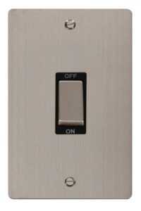 Click Define Ingot 2 Gang 45A Dp Switch Black