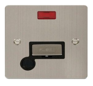 Click Define Ingot 13A Connection Unit Flex Outlet Neon Black