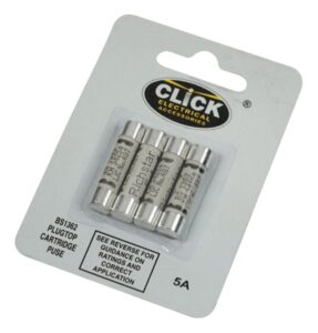 Click Essentials Card Of 4 X 5A Fuses