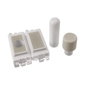 Click GridPro 2 Module Dimmer Mounting Kit White Pearl Nickel