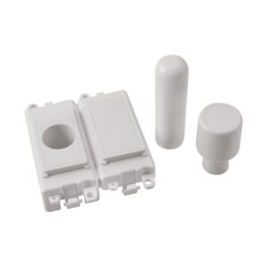 Click GridPro 2 Module Dimmer Mounting Kit White