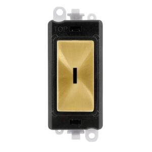 Click GridPro 20Ax 2 Way Keyswitch Module Black Satin Brass
