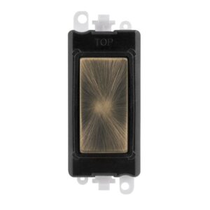 Click GridPro Blank Module Black Antique Brass