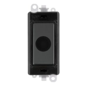 Click GridPro 20A Flex Outlet Module Black Black Nickel