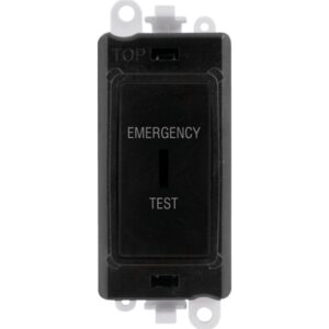 Click GridPro 20Ax Double Pole Keyswitch Emergency Test Black