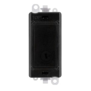 Click GridPro 13A Fused Lockable Module Black