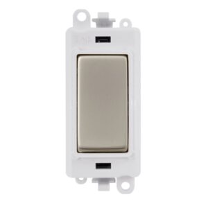 Click GridPro 20Ax 3 Position Switch Module White Pearl Nickel