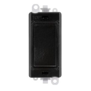 Click GridPro 20Ax 3 Position Retractive Switch Module Black