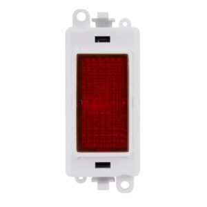 Click GridPro 240V~ Red Indicator Module White