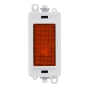 Click GridPro 240V~ Amber Indicator Module White