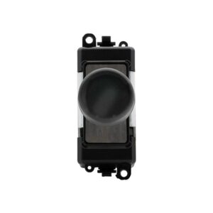 Click GridPro 100W GridPro Dual Mode Dimmer Module With Trim Black Matt Bronze