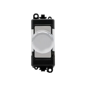Click GridPro 100W GridPro Dual Mode Dimmer Module With Trim Black Polished Chrome
