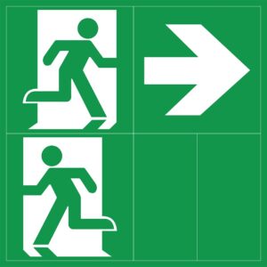 Eterna ISO 7010 Adhesive Sticker Legend Set