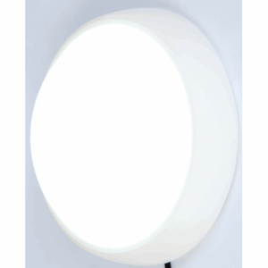 Lutec Slimline IP54 Integrated 12W 3000K LED Wall & Ceiling Light White